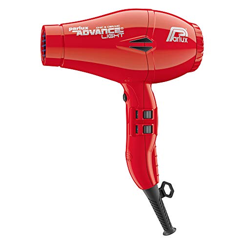 Parlux Advance Light - Secador de pelo ionico, Rojo Parlux Advance Light - Secador de pelo ionico, Rojo